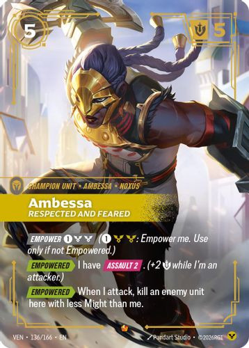 |RB04|[VEN-136/166](E) Ambessa - Respected and Feared {Foil}
