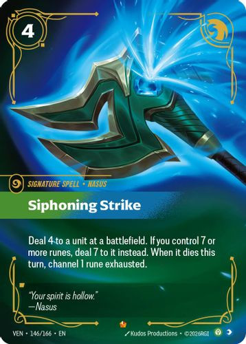 |RB04|[VEN-146/166](E) Siphoning Strike {Foil}