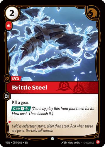 |RB04|[VEN-003/166](C) Brittle Steel {Foil}