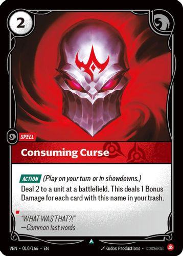 |RB04|[VEN-010/166](U) Consuming Curse {Foil}