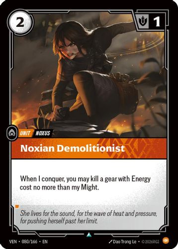 |RB04|[VEN-080/166](U) Noxian Demolitionist {Foil}