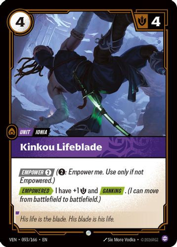 |RB04|[VEN-093/166](C) Kinkou Lifeblade {Foil}