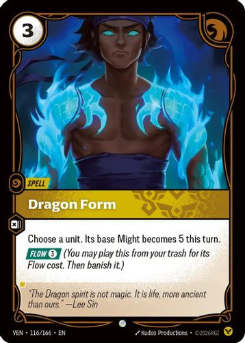 |RB04|[VEN-116/166](U) Dragon Form {Foil}