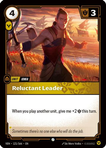 |RB04|[VEN-121/166](C) Reluctant Leader {Foil}