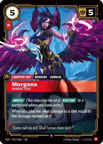 |RB04|[VEN-017/166](R) Morgana - Vindictive {Foil}
