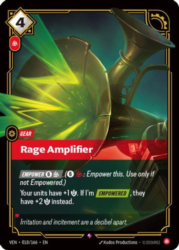 |RB04|[VEN-018/166](R) Rage Amplifier {Foil}