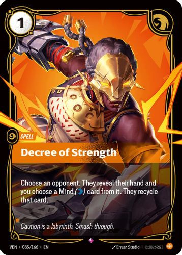 |RB04|[VEN-085/166](R) Decree of Strength {Foil}