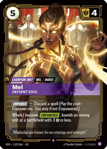 |RB04|[VEN-110/166](R) Mel - Defiant Soul {Foil}
