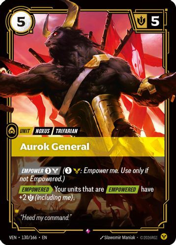 |RB04|[VEN-130/166](R) Aurok General {Foil}