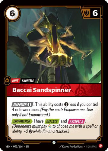 |RB04|[VEN-001/166](C) Baccai Sandspinner