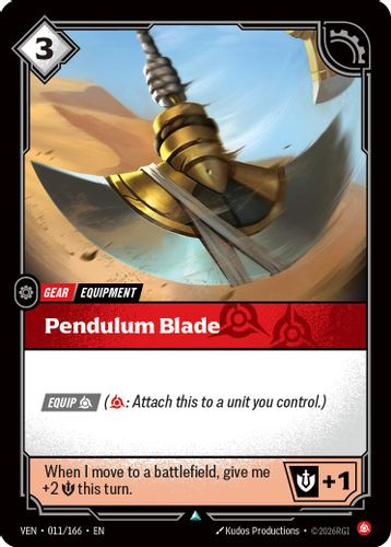 |RB04|[VEN-011/166](U) Pendulum Blade