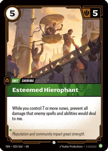 |RB04|[VEN-025/166](C) Esteemed Hierophant
