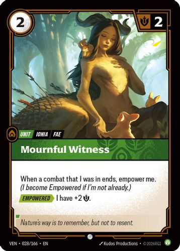 |RB04|[VEN-028/166](C) Mournful Witness