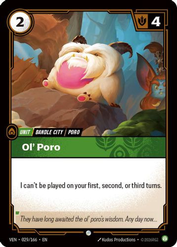 |RB04|[VEN-029/166](C) Ol' Poro