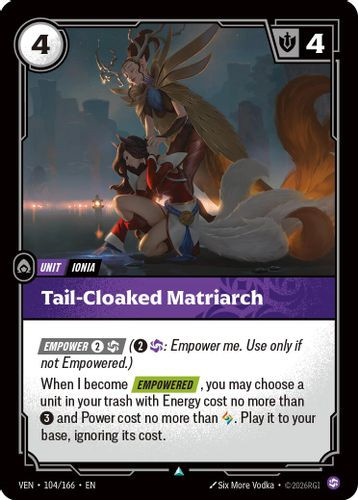 |RB04|[VEN-104/166](U) Tail-Cloaked Matriarch