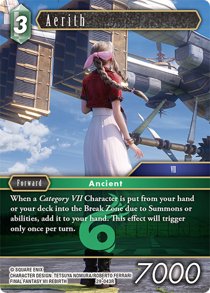 [29-043](R) Aerith (Foil)