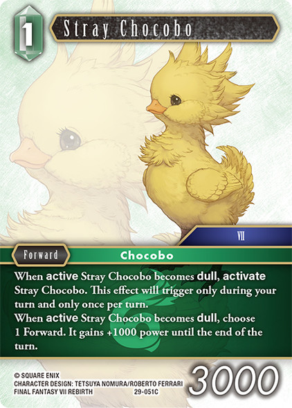 [29-051](C) Stray Chocobo (Foil)