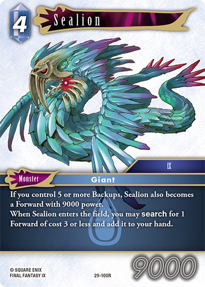 [29-100](R) Sealion (Foil)
