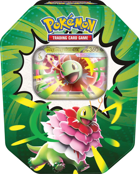 Pokemon Mega Evolution - Ascended Heroes Tin (Mega Meganium)