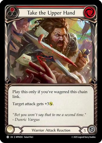 [FAB21 1st][MPW-093](C) Take the Upper Hand (Red)