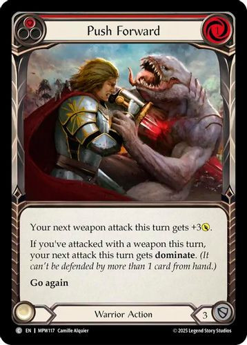 [FAB21 1st][MPW-117](C) Push Forward (Red)