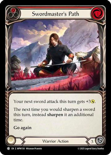 [FAB21 1st][MPW-130](C) Swordmaster's Path (Red)