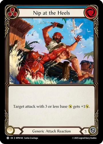 [FAB21 1st][MPW-148](C) Nip at the Heels (Blue)