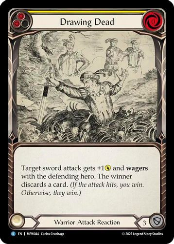 [FAB21 1st][MPW-044](R) Drawing Dead (Yellow)