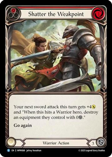 [FAB21 1st][MPW-068](R) Shatter the Weakpoint (Red)