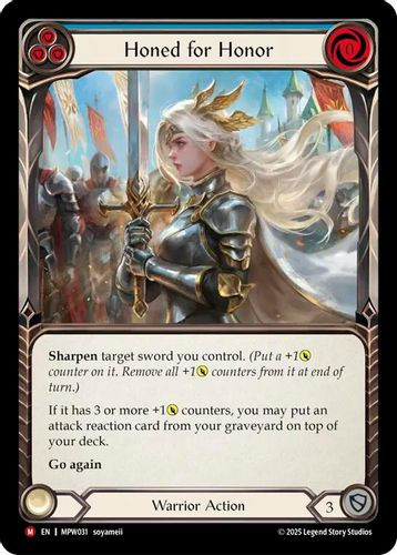 [FAB21 1st][MPW-031](M) Honed for Honor (Rainbow Foil)
