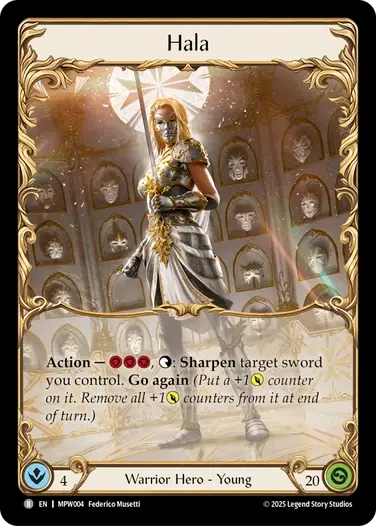 [FAB21 1st][MPW-004/007](B) Hala // Golden Grail