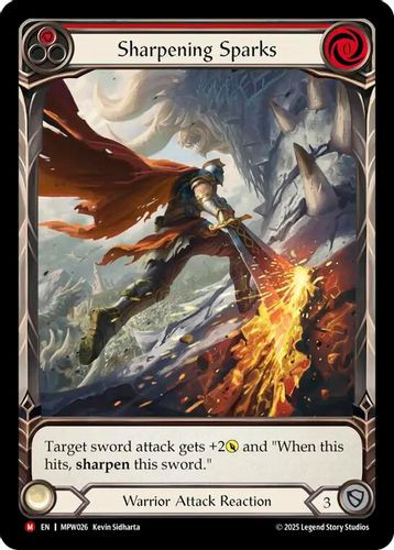[FAB21 1st][MPW-026](M) Sharpening Sparks (Extended Art) (Rainbow Foil)