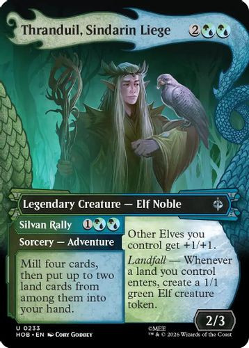 [HOB-0233](U) Thranduil, Sindarin Liege // Silvan Rally (Showcase)