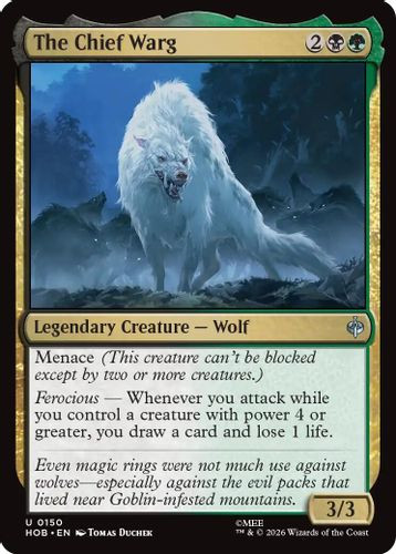 [HOB-0150](U) The Chief Warg (Foil)