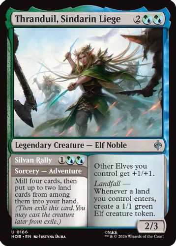 [HOB-0166](U) Thranduil, Sindarin Liege // Silvan Rally (Foil)