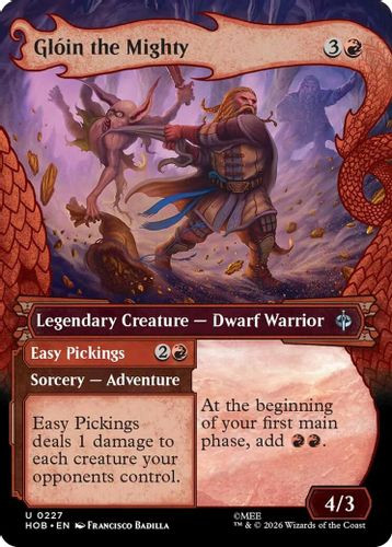 [HOB-0227](U) Gloin the Mighty // Easy Pickings (Showcase) (Foil)