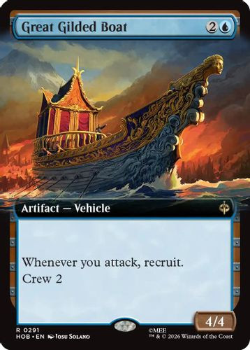 [HOB-0291](R) Great Gilded Boat (Extended Art)