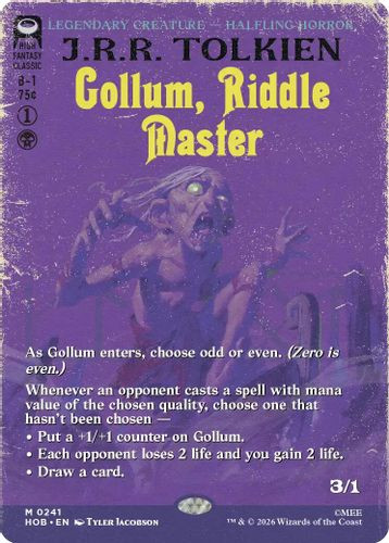[HOB-0241](M) Gollum, Riddle Master (Borderless)