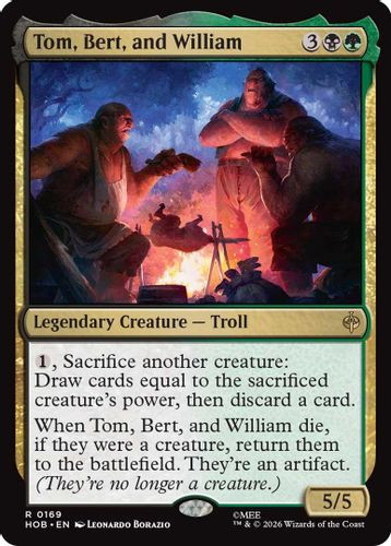 [HOB-0169](R) Tom, Bert, and William (Foil)