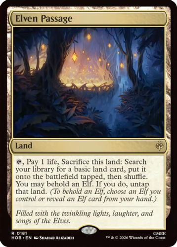 [HOB-0181](R) Elven Passage (Foil)
