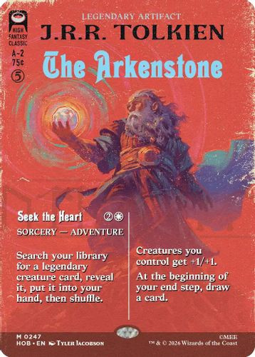 [HOB-0247](M) The Arkenstone // Seek the Heart (Borderless) (Foil)