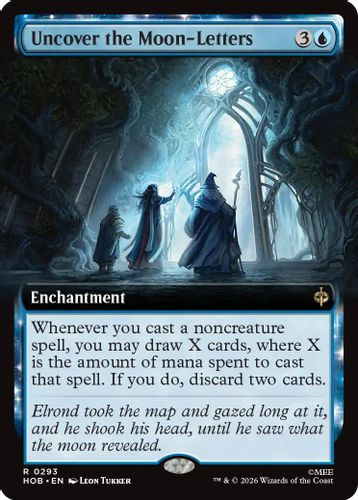 [HOB-0293](R) Uncover the Moon-Letters (Extended Art) (Foil)
