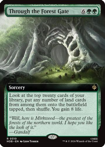 [HOB-0310](R) Through the Forest Gate (Extended Art) (Foil)