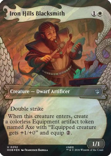 [HOB-0252](U) Iron Hills Blacksmith (Showcase) (Surge Foil)