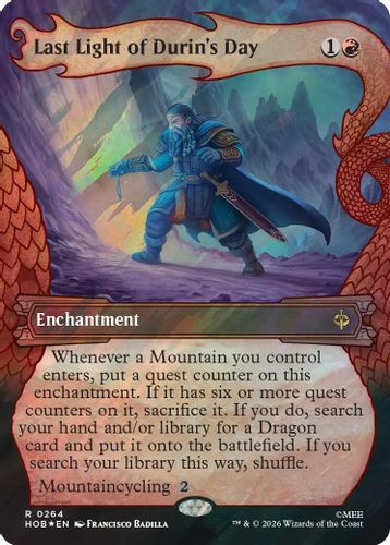 [HOB-0264](R) Last Light of Durin's Day (Showcase) (Surge Foil)