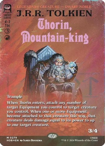[HOB-0279](M) Thorin, Mountain-king (Borderless) (Surge Foil)