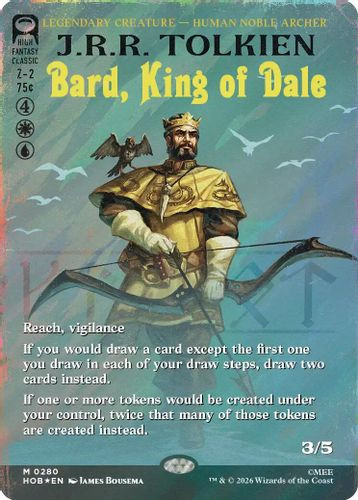[HOB-0280](M) Bard, King of Dale (Borderless) (Surge Foil)