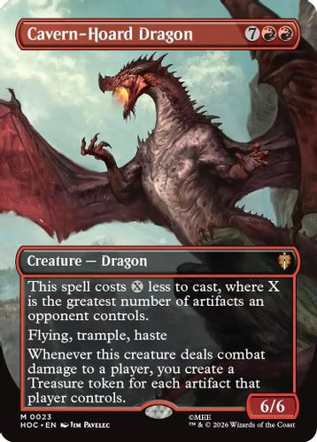 [HOC-0023](M) Cavern-Hoard Dragon (Borderless)