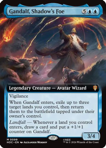 [HOC-0099](M) Gandalf, Shadow's Foe (Extended Art)