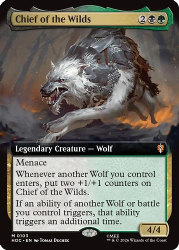 [HOC-0103](M) Chief of the Wilds (Extended Art)